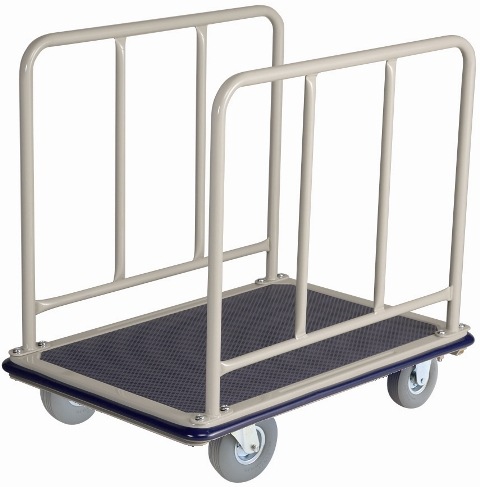 金沢車輌 ノーパンクスチール台車 長手両ハンドル固定式 NHT-310SL