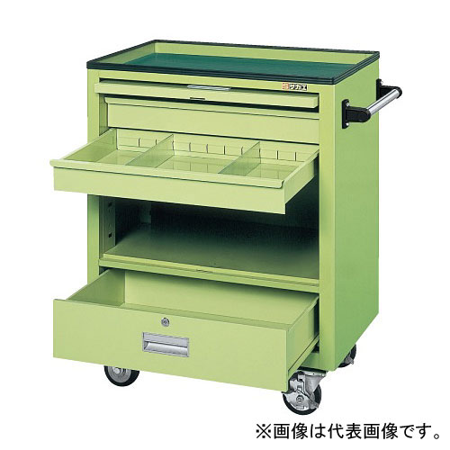 サカエ SAKAE   エスエスワゴン SS-B5N [A180507] SS-B5N エスエスワゴン サカエ 引出しあり 上段5段 均等荷重200kg 高さ