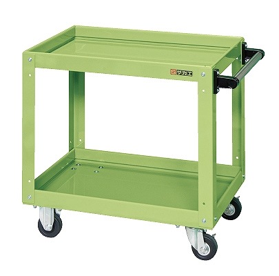 サカエ ステンレスニューＣＳスーパーワゴン（ハンドブレーキ付）　CSWA-758HBSS サカエ ステンレスニューＣＳスーパーワゴン（ハンドブレーキ付） CSWA