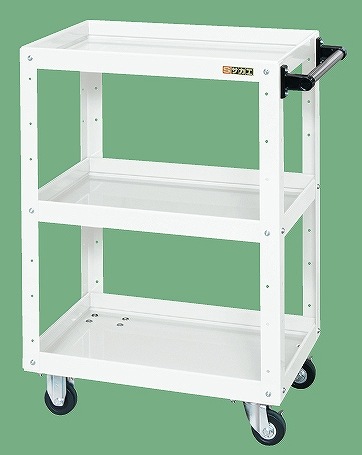 サカエ ニューCSワゴンヨコ型 ホワイト CSYA-748W CSYA-748W ニューCSワゴンヨコ型 1台 サカエ 通販モノタロウ