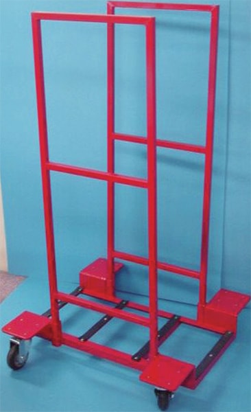 アサヒ 【メーカー在庫限り】立掛けラック台車（赤） NI-01R | タ