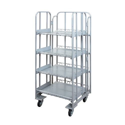 本宏製作所 鶏卵搬送台車 W620×D600×H1550mm | タニックスショップ-台車館