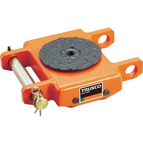 トラスコ中山 オレンジローラー ウレタン車輪付 低床型 1TON TUW-1T