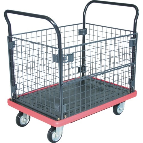 トラスコ中山 株 TRUSCO MKP樹脂製台車 固定式 906X616 樹脂キャスター ブルー MKP-302P-B 期間限定 ポイント10倍 TRUSCO MKP樹脂製台車 固定式 906X616 (1台) 品番：MKP302 ポイント10