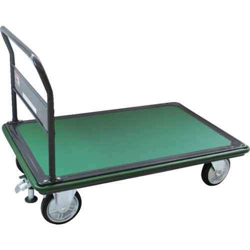 トラスコ中山/TRUSCO 鋼鉄製運搬車 1200×750 φ200鋳物車輪 S付 OHN1S(3081141) JAN：4989999693973 TRUSCO 鋼鉄製運搬車 1200X750 Φ200ウレタン車 Lストッパー付 ( SH1