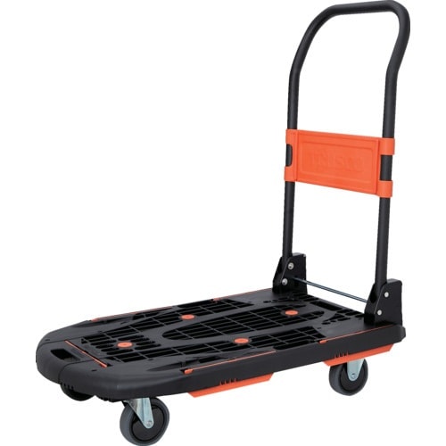 トラスコ中山 MKP樹脂製台車 折りたたみ式 716×436 エアキャスター付 MKP-151AC MKP樹脂製台車 折りたたみ式 716×436 トラスコ中山 3616029