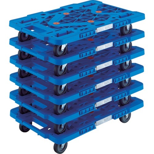 トラスコ中山(TRUSCO) まとめ買い 樹脂製平台車 ルートバン MPK-600-B