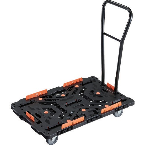 フルボディトラッキング機材一式 トラスコ中山(TRUSCO) 連結式樹脂製平台車 ビートル 900×600 自在3輪