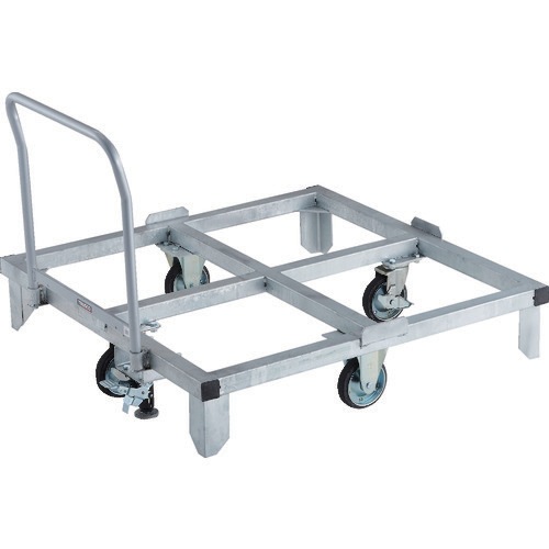 トラスコ中山(TRUSCO) パレット台車 1100×1100用 Lストッパー付