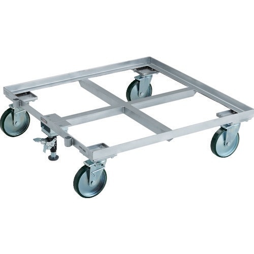 トラスコ中山(TRUSCO) パレット台車 1トン用 1100×1100 ストッパー付