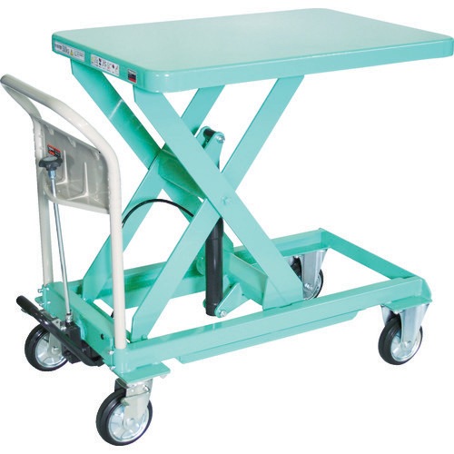 みりん　【送料無料】Lバンドリ！ トラスコ中山(TRUSCO) ハンドリフター 500kg 600×900 グリーン HLFA