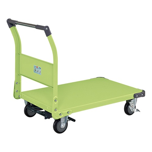 【saki toyoda(1/2)】青・緑、各360ｇ≪同時購入特割特価≫ サカエ 特製四輪車(400kgタイプ・フットブレーキ付) TAN-55NUBR | タ