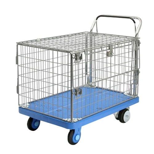 カナツー 静音(セイオン)台車 PLA300-AMIM1FT-DB ドラム式ハンド