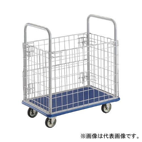 中古】トラスコ 507EBN カゴ台車 金網付ハイグレード運搬車 3台