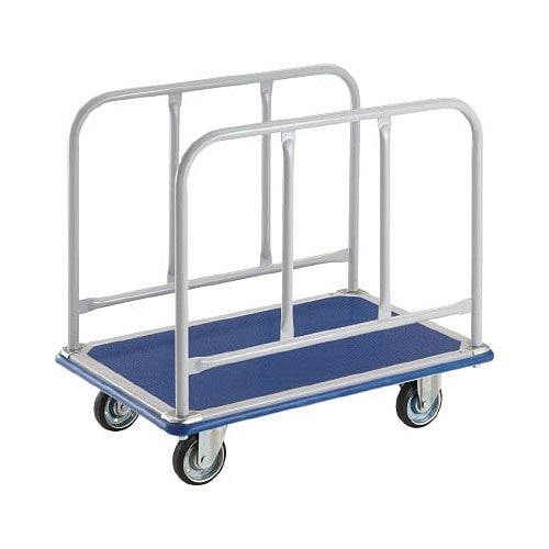 トラスコ中山 TRUSCO プレス製台車 ドンキーカート 2段式片袖タイプ740×480 104N 1台 414-5011（直送品） - アスクル