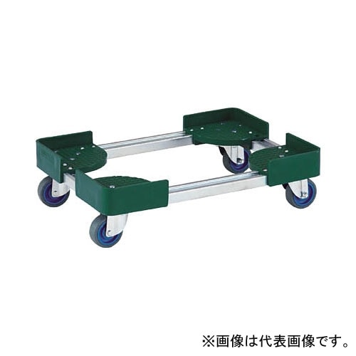 TRUSCO 伸縮式コンテナ台車 内寸500-600X700-800 スチール製 FCD6-5070 トラスコ中山(TRUSCO) 伸縮式コンテナ台車 内寸500-600×600-700 省音型