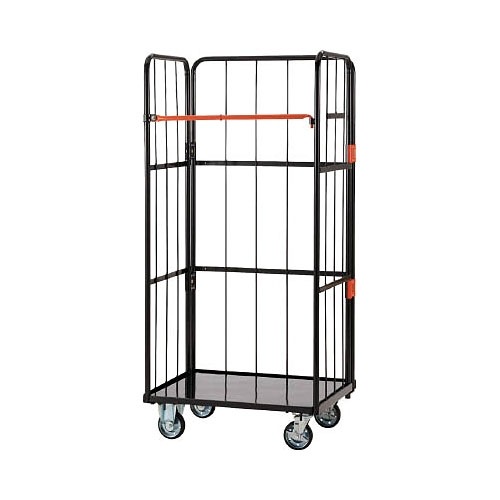 TRUSCO ハイテナー省音型 850X650X1700 直進仕様 樹脂底板 ( THT-XJ6A ) トラスコ中山(株)