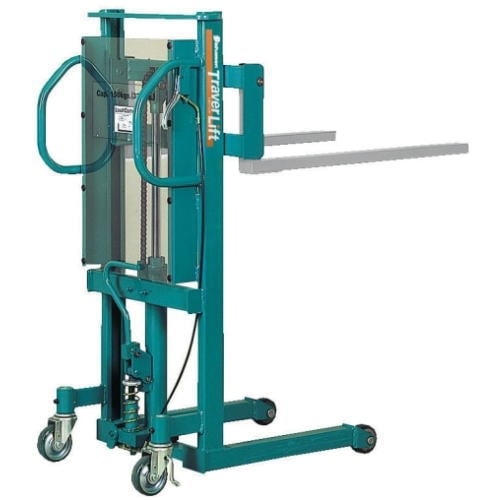 中古ハンドフォークリフト 最大積載200kg 油圧ペダル式 運搬車  