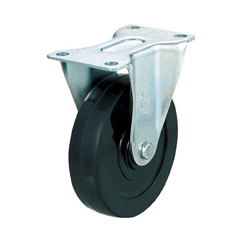 TRUSCO 作業台用キャスターセット Φ100ゴム車 ( EW-100CA ) トラスコ中山(株) ＴＲＵＳＣＯ ＴＲ型プレス製運搬車用キャスター Φ１００ 固定 TR100K