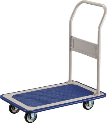 トラスコ中山(TRUSCO) プレス製台車 固定式 740×460 150KN | タ