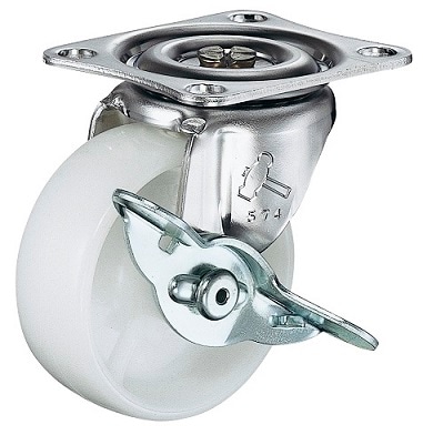 ハンマーキャスター ハンマーキャスター 415G-N50 ナイロン一体車輪