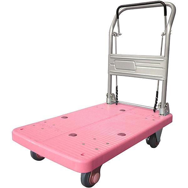 カナツー 静音(セイオン)ピンク台車 PLA200M1-DX-DB ハンドル