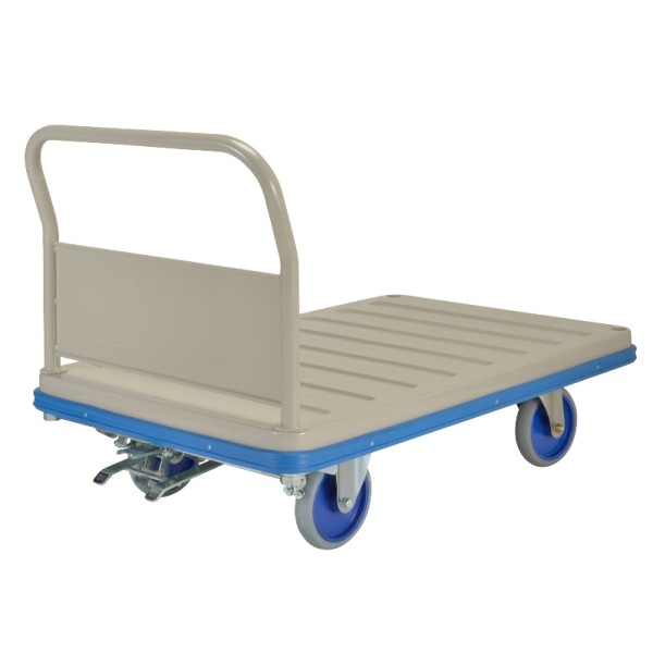 台車(フットブレーキ付き)押していて静かです！300kg Amazon | 浅香工業(Asaka Kougyou) 金象 静キャリー フットブレーキ付