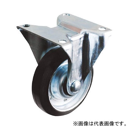 トラスコ中山(TRUSCO) プレス製台車用キャスターφ125 固定 125KC | タ トラスコ中山(TRUSCO) プレス製台車用キャスターφ125 固定 125KC | タ