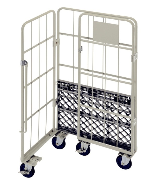 金沢車輌 折りたたみカゴ台車 Sh 29r C W850 D650 H1700mm タニックスショップ 台車館