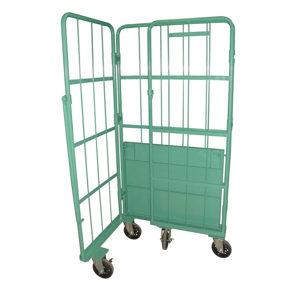 金沢車輌 折りたたみカゴ台車 SH-29S-C W850×D600×H1700mm | タ