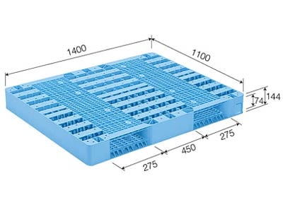 パレット2方差し両面使用型LX-1114R2-4 大型重量商品 運搬作業用品 パレット 三甲 サンコー プラスチック 製品詳細 | 検索結果一覧 | 製品検索 | 製品情報 | 三甲株式会社