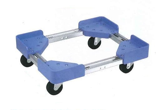 コンテナ館】サカエ 伸縮式樹脂台車 SC-5040RB