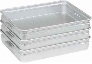 アカオアルミ アルミ手付番重(板取手) 中 80 アカオアルミ アルミ穴明手付番重(板取手) 中 80 ABV60208