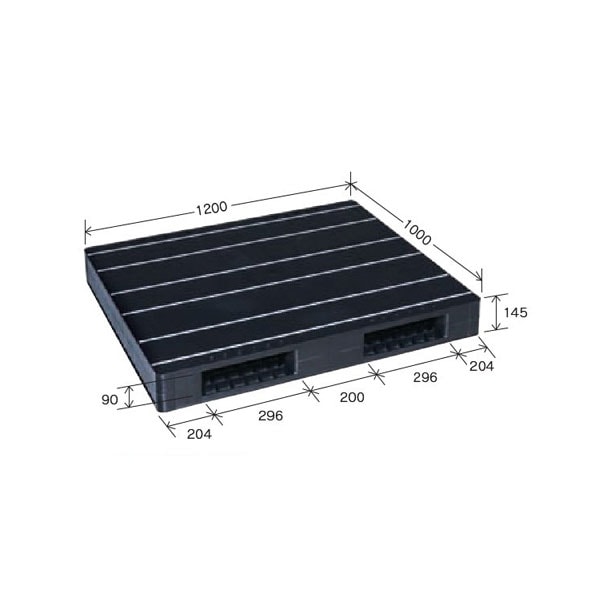 コンテナ館】岐阜プラスチック工業(リス) プラスチックパレット JCK-R2