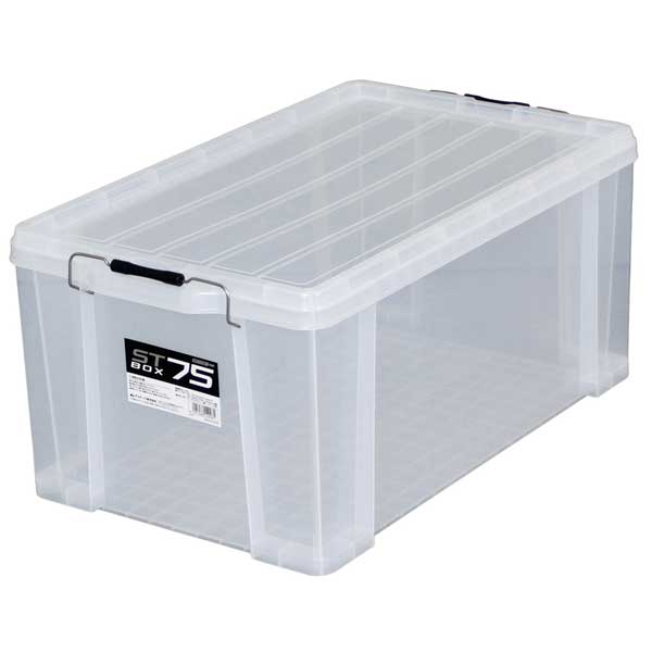 AVC JH plus24 新品未開封ボックス コンテナ館】JEJアステージ STボックス#75 クリア 【3個入】