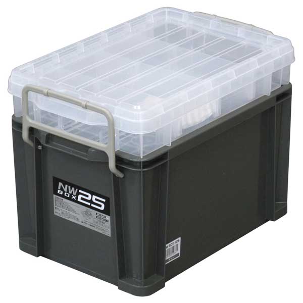 コンテナ館】JEJアステージ NWボックス#25 グレー 【6個入】