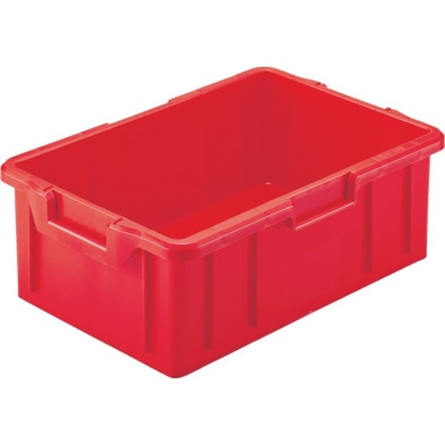 コンテナ館】トラスコ中山(TRUSCO) NS型コンテナ 10L レッド 赤 NS-10N