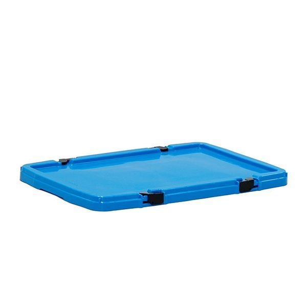 コンテナ館】矢崎化工 ポリテナー 蓋 樹脂ロック付 PT-18DL SETST B10