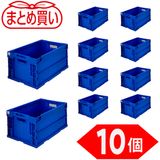 �ȥ饹���滳(TRUSCO)���ڤޤȤ��㤤�ۥ��ꥳ�󡡦��ޤꤿ���ߥ���ƥʡ�40L���������֥롼��10�ġ�TR-S40DB-10P