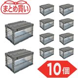 �ȥ饹���滳(TRUSCO)���ڤޤȤ��㤤�ۥ��ꥳ�󡡦��ޤꤿ���ߥ���ƥʡ�50L�����饤�ɥ��å��ե��ա�Ʃ���֥�å���10�ġ�TR-SC50TMBK-10P