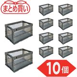 �ȥ饹���滳(TRUSCO)���ڤޤȤ��㤤�ۥ��ꥳ�󡡦��ޤꤿ���ߥ���ƥʡ�50L��Ʃ���֥�å���10�ġ�TR-S50TMBK-10P