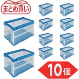 �ȥ饹���滳(TRUSCO)���ڤޤȤ��㤤�ۥ��ꥳ�󡡦��ޤꤿ���ߥ���ƥʡ�50L��Ʃ���֥롼��10�ġ�TR-S50TMB-10P