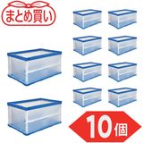 �ȥ饹���滳(TRUSCO)���ڤޤȤ��㤤�ۥ��ꥳ�������ޤꤿ���ߥ���ƥʡ�40L��ȾƩ����10�ġ�TR-O40B-HTM-10P