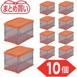 �ȥ饹���滳(TRUSCO)���ڤޤȤ��㤤�ۥ��ꥳ�������ޤꤿ���ߥ���ƥʡ������륳��50L�����å��ե��ա������/Ʃ���֥�å���10�ġ�TSK-C50B-ORT-10P