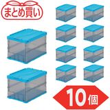 �ȥ饹���滳(TRUSCO)���ڤޤȤ��㤤�ۥ��ꥳ�������ޤꤿ���ߥ���ƥʡ������륳��50L�����å��ե��ա��֥롼/Ʃ���֥�å���10�ġ�TSK-C50B-BT-10P