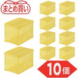 �ȥ饹���滳(TRUSCO)���ڤޤȤ��㤤�ۥ��ꥳ�������ޤꤿ���ߥ���ƥʡ������륳��50L�����å��ե��ա�Ʃ������������10�ġ�TSK-C50B-Y-10P