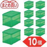 �ȥ饹���滳(TRUSCO)���ڤޤȤ��㤤�ۥ��ꥳ�������ޤꤿ���ߥ���ƥʡ������륳��50L�����å��ե��ա�Ʃ�����꡼��10�ġ�TSK-C50B-GN-10P