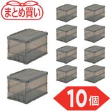 �ȥ饹���滳(TRUSCO)���ڤޤȤ��㤤�ۥ��ꥳ�������ޤꤿ���ߥ���ƥʡ������륳��50L�����å��ե��ա�Ʃ���֥饦��10�ġ�TSK-C50B-BR-10P