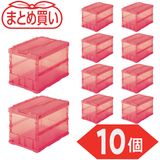 �ȥ饹���滳(TRUSCO)���ڤޤȤ��㤤�ۥ��ꥳ�������ޤꤿ���ߥ���ƥʡ������륳��50L�����å��ե��ա�Ʃ����åɡ�10�ġ�TSK-C50B-TMR-10P