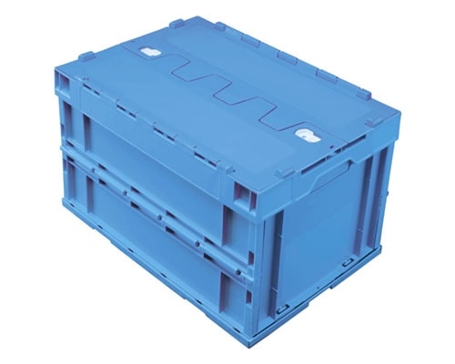 【お得】折りたたみコンテナオリコン積水 OC-75L フタ一体型 6セット フタ一体型オリコン OC-75L 透明OD 75LFCOD 積水 折りたたみコンテナ